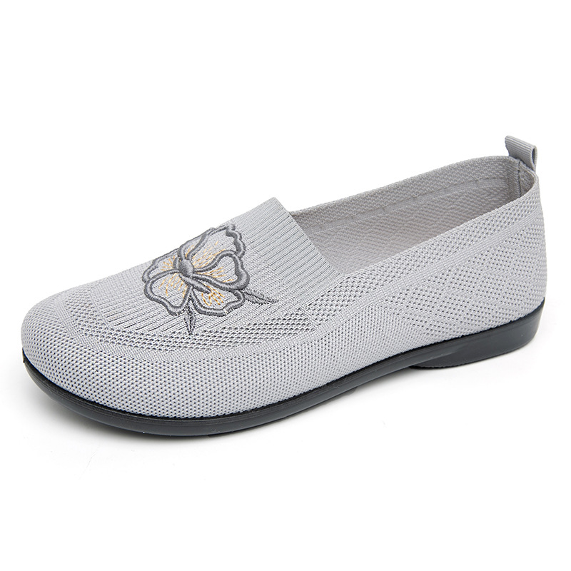 Women Knit Slip On Loafers Flo - đánh giá và giá Embroidery Garments