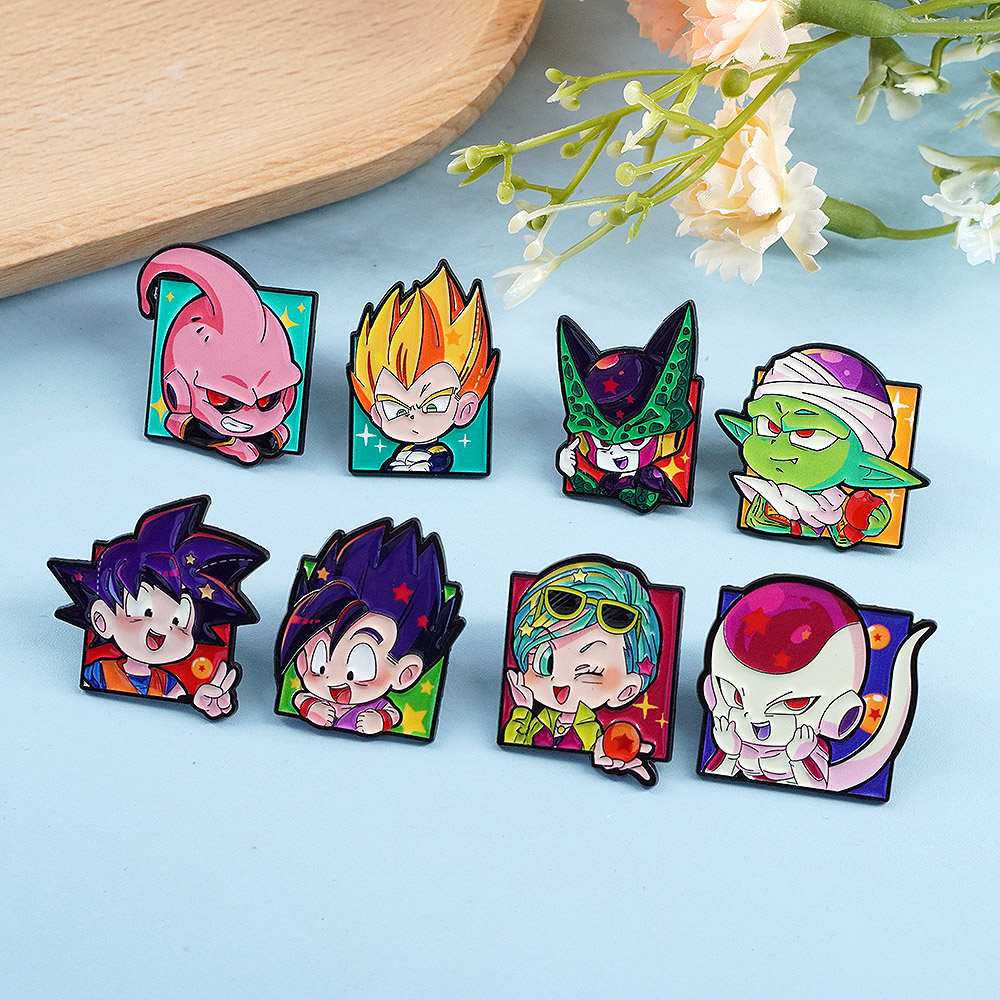 8Pcs Chibi Goku Character Enam - đánh giá và giá Embroidery Reddit